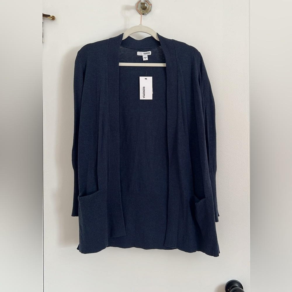 ✨NWT✨Sonoma Women's Navy Blue Cardigan